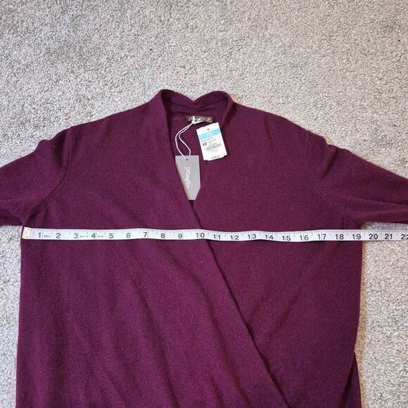 J.Mclaughlin Bennie Purple Wine Cashmere Sweater Size XS - Picture 5 of 7
